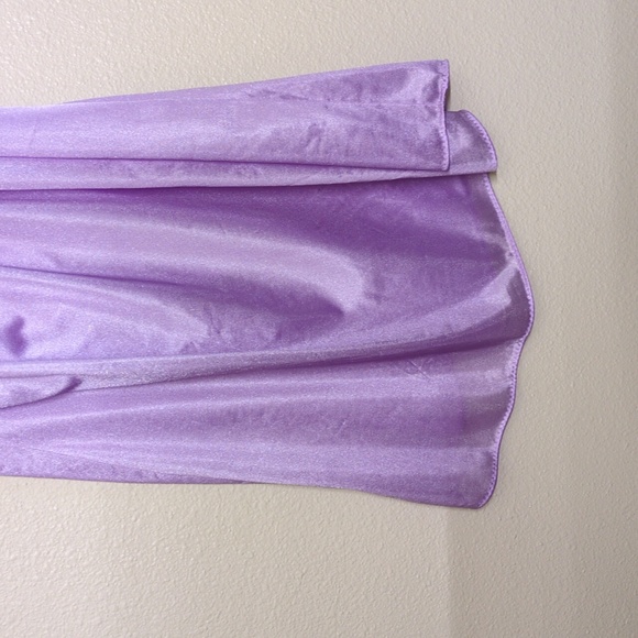 Woman Within Lilac Nylon Floor Length Nightgown Women's Size 1X - Picture 5 of 7